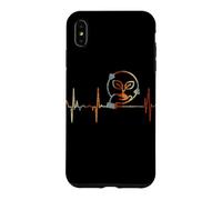 Custodia per iPhone XS Max Protezione del clima Battito cardiaco Vintage ECG Cardiogramma Retro