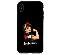 Custodia per iPhone XS Max Proud Strong Jordanian Girl Woman Girlfriend Jordan Flag