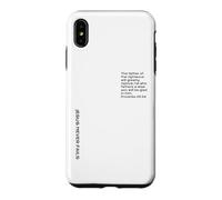 Custodia per iPhone XS Max Proverbi 23, Padre dei Giusti, Festa del papà cristiano