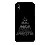 Custodia per iPhone XS Max Psalms 23 Though I Walk Through The Valley - German Bible