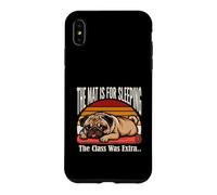Custodia per iPhone XS Max Pug il tappetino è per dormire la ra extra