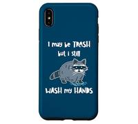 Custodia per iPhone XS Max Può essere un panda spazzatura ma mi lavo ancora le mani divertente procione