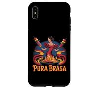 Custodia per iPhone XS Max Pura Brasa Flamenco BBQ Passion