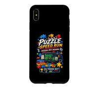 Custodia per iPhone XS Max Puzzle Speed Run Puzzler Puzzle Shirt
