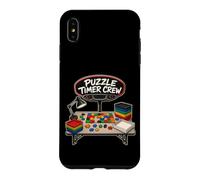 Custodia per iPhone XS Max PUZZLE TIMER CREW a Tempo Squadra Velocità