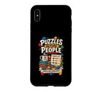 Custodia per iPhone XS Max Puzzles Before People Puzzler Puzzle Shirt