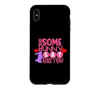 Custodia per iPhone XS Max Qualche coniglietto ha detto alle uova di Pasqua cacciare le ragazze della domenica