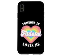 Custodia per iPhone XS Max Qualcuno in Finlandia mi ama Orgoglioso Finlandia finlandese