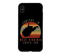 Custodia per iPhone XS Max Qualcuno in West Virginia ama voi Vintage State Retro