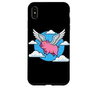 Custodia per iPhone XS Max Quando i maiali volano le nuvole di ali surreali