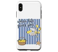Custodia per iPhone XS Max Quando la vita ti offre ostriche, sorridi con umorismo