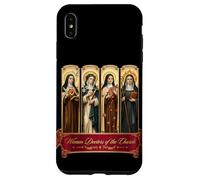Custodia per iPhone XS Max Quattro donne dottoresse della Chiesa sante cattoliche Teresa