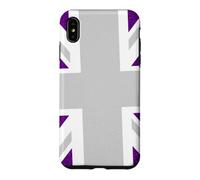 Custodia per iPhone XS Max Queen's Platinum Jubilee 2022 70th Anniversary Union Jack