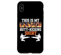 Custodia per iPhone XS Max Questo è il mio calcio di combattimento contro il cancro