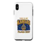 Custodia per iPhone XS Max Questo è il mio pigiama State Pride del Kansas per notti