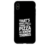 Custodia per iPhone XS Max Questo è quello che faccio io faccio la pizza e so cose