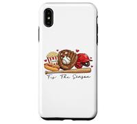 Custodia per iPhone XS Max Questo gioco di baseball della stagione - Eat Sleep Baseball Repeat