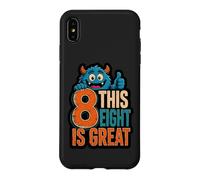 Custodia per iPhone XS Max Questo otto è un grande mostro vibrazioni di compleanno