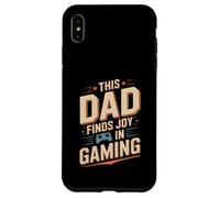 Custodia per iPhone XS Max Questo papà trova gioia nel gioco Retro Gamer Padre