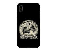 Custodia per iPhone XS Max Questo ragazzo fa il miglior barbecue Funny Bear Barbecue