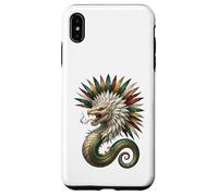 Custodia per iPhone XS Max Quetzalcoatl Serpente Piumato Mitologia azteca Arte Messico