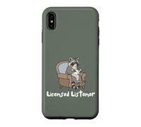 Custodia per iPhone XS Max Raccoon Licensed Listener Therapy School Graduation