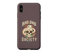 Custodia per iPhone XS Max Rad Axolotl Dad Skull Head Society Funny Anfibio