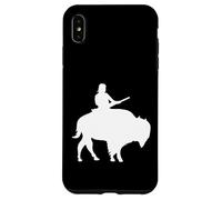 Custodia per iPhone XS Max Ragazzo su un Buffalo Silhouette