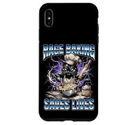 Custodia per iPhone XS Max Rage Baking salva vite divertente gatto arrabbiato casa panettieri