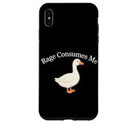Custodia per iPhone XS Max Rage Consumes Me Goose Sarcastico Detto Divertente Oca Amante