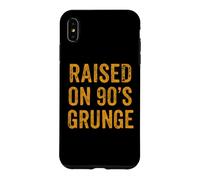 Custodia per iPhone XS Max Raised On 90s Grunge Vintage Alternative Rock Design