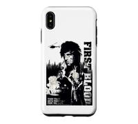 Custodia per iPhone XS Max Rambo First Blood Stallone 80s Film d'azione