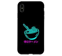 Custodia per iPhone XS Max Ramen Destiny Anime Giapponese Semplice Giapponese Kawaii Artstyle