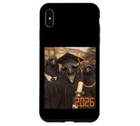 Custodia per iPhone XS Max Ravens Graduazione Selfie Senior Class of 2026 Divertente Uni Grad