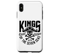 Custodia per iPhone XS Max Re dei sette mari Wild Abstract Skull Real Gangs