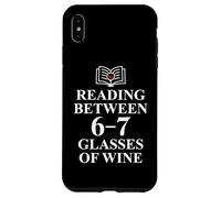 Custodia per iPhone XS Max Read Between the Wines 6 7 Reading 6-7 Just One More Chapter