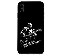 Custodia per iPhone XS Max Real Music Isn't On The Radio - Blues Legend Guitar