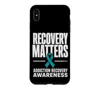 Custodia per iPhone XS Max Recovery Matters Drug Alcol Addiction Awareness Teal