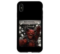 Custodia per iPhone XS Max Red Devil, meme selfie divertente, ultimo giorno di scuola