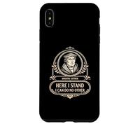 Custodia per iPhone XS Max Reformed Theology Martin Lutero Here I Stand Citazione