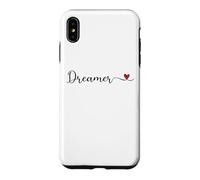 Custodia per iPhone XS Max Regalo tipografico a forma di cuore sognatore