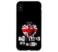 Custodia per iPhone XS Max Regina Elisabetta II Dio salvi la regina Punk Memoriam Love