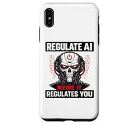 Custodia per iPhone XS Max Regola l'IA prima che regoli il tuo teschio robot