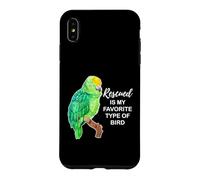 Custodia per iPhone XS Max Rescued is my Favorite Type of Bird - Amazon Parrot