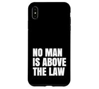 Custodia per iPhone XS Max Resistere Nessun uomo è al di sopra della legge Giustizia americana Democrazia