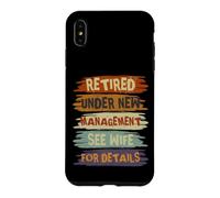 Custodia per iPhone XS Max Retired Under New Management See Wife For Details