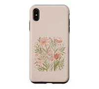 Custodia per iPhone XS Max Retro Animal Print Wildflower Flowers Boho Floral Aesthetic
