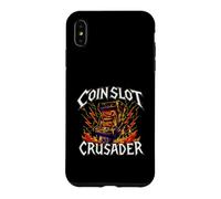 Custodia per iPhone XS Max Retro Arcade Gamer Coinslot Crusader