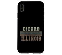 Custodia per iPhone XS Max Retrò Cicerone Illinois