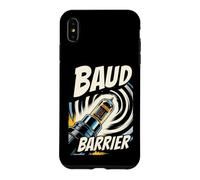 Custodia per iPhone XS Max Retro Computer Baud Barrier Vintage Dial Up Modem Graphic
